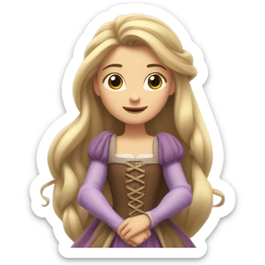 Rapunzel sticker