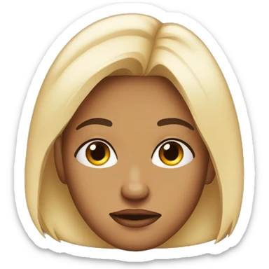 Resting bitch face sticker