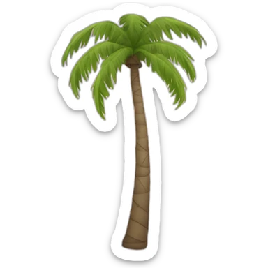 palmtree music sticker