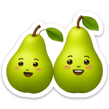 Pear sticker