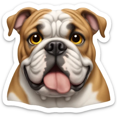 english bulldog  sticker