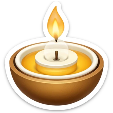 Vela aromática sticker