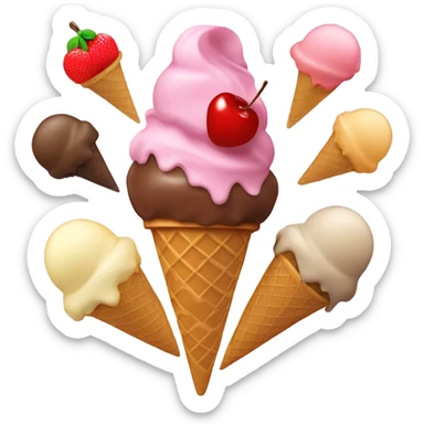 Eiscreme  sticker