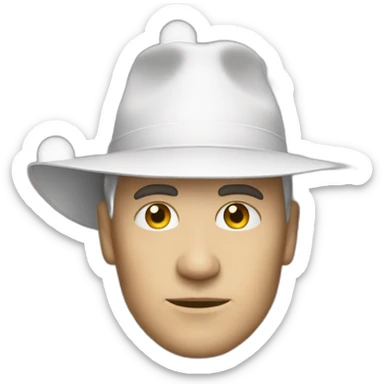 white-hat-men-hacker sticker