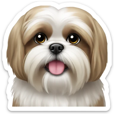 Very cute Shih tzu dog  sticker