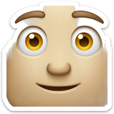 white man smile  sticker