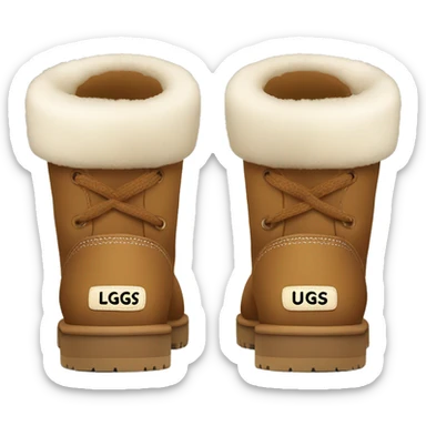 Pair of uggs  sticker