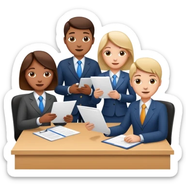 HR works: administrative, people, collaboration sticker