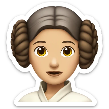 Princess leia  sticker