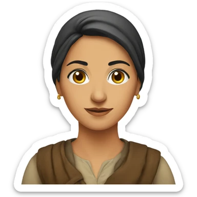 A Kurdish woman sticker