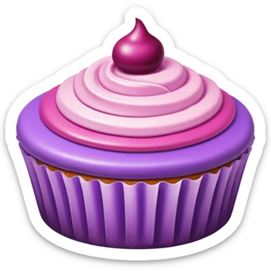 cakes ultra rich topping pink purple color High-quality stylized food illustration,
cute semi-realistic game-asset style,
smooth painterly shading, soft gradients,
rounded forms, clean edges, subtle highlights,
glossy materials, soft studio lighting. sticker