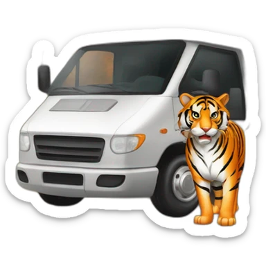 Clemson-tiger-driving-a-class-a-rv sticker