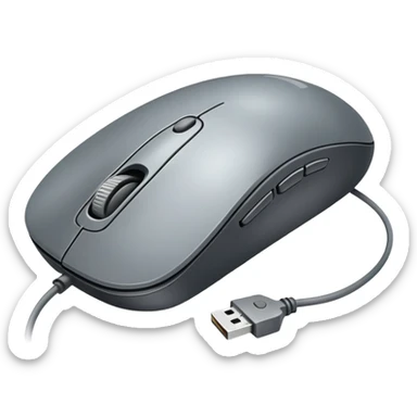 old computer mouse sticker