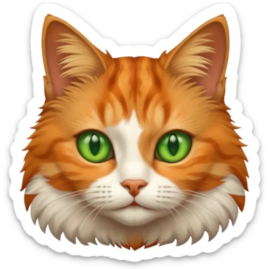 A european cat sticker