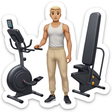 Dima play station coder gym trousers man  sticker