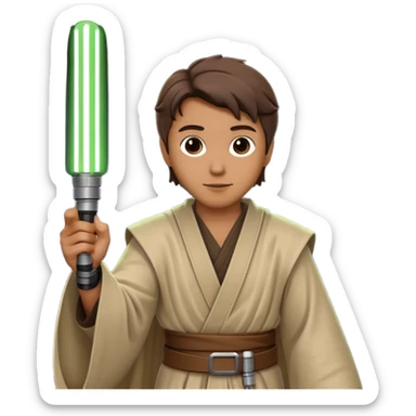 Jedi mind trick where a jedi is waving his hand sticker