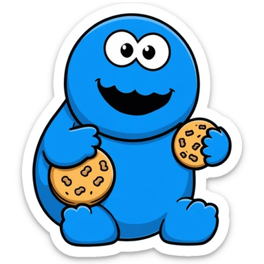 Cookie Monster  sticker