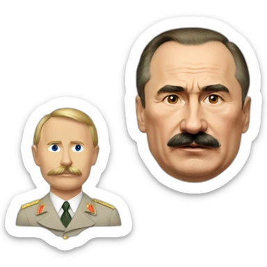 Vladimir putin and Joseph stalin sticker