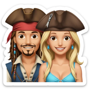 Sex of Jack Sparrow and Britney Spears  sticker