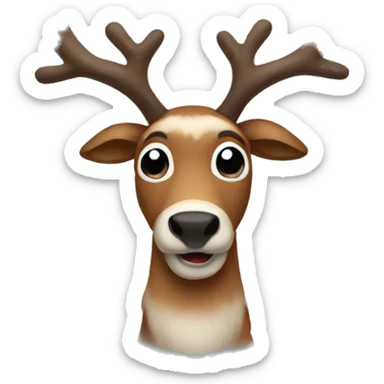 Reindeer sticker