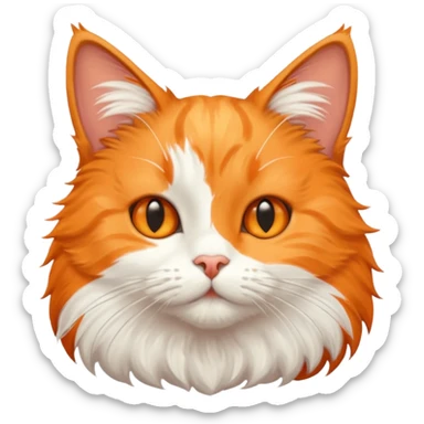 one cat kiss air sticker