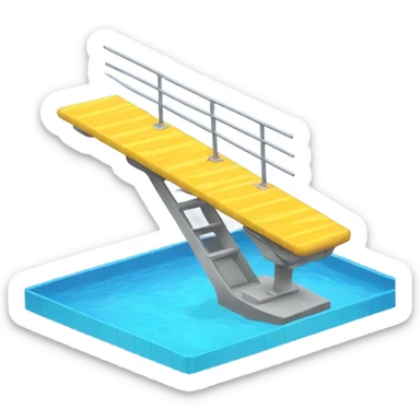 diving board sticker