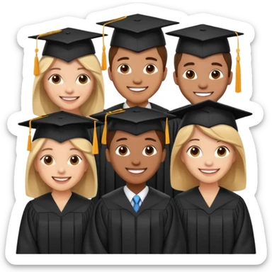 class of 2026, fun and celebratory emoji sticker