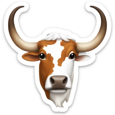 Texas longhorn sticker