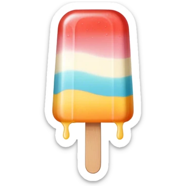 Popsicle ombre, fat size sticker