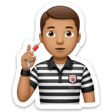 American football Referee sticker