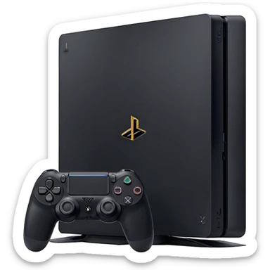 ps4 slim console only sticker