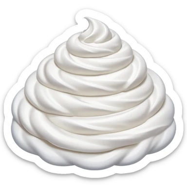 whipcream sticker