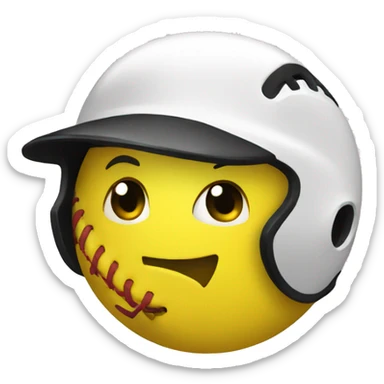 SOFTBALL sticker