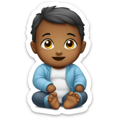 A baby  sticker