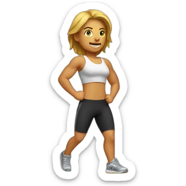 Body Attack participant sticker