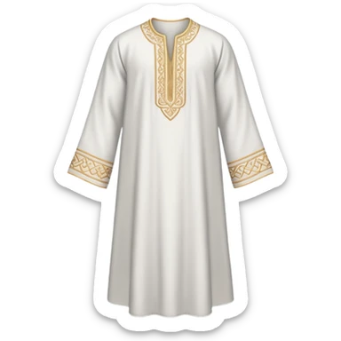 Thobe with no human just the dress sticker
