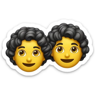 Pendientes dorados largos  sticker