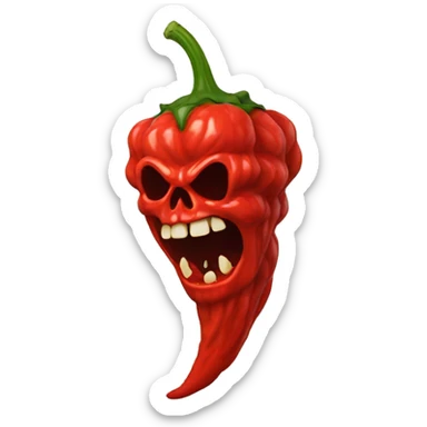 Carolina Reaper sticker