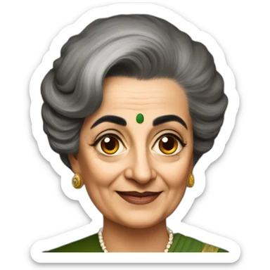 Indira Gandhi sticker