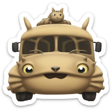 Catbus from My Neighbor Totoro sticker