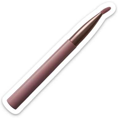 Lip brush sticker