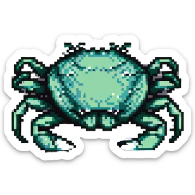 crab character named Jimmy sticker
