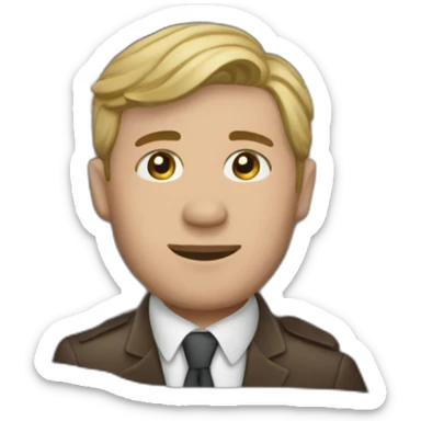 A Man in a car bentley sticker