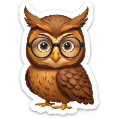 Owl from Winnie the Pooh  sticker