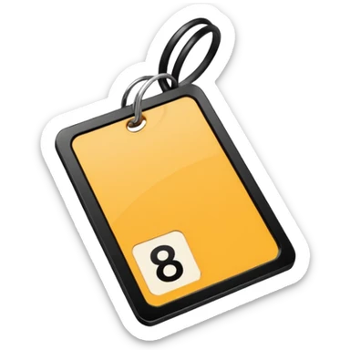 Tag with the price of 800₽ sticker