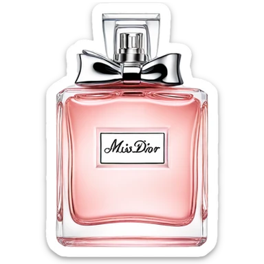 Miss dior perfume sticker
