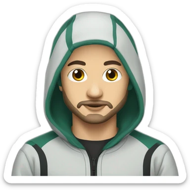 A Tatar in a tracksuit sticker