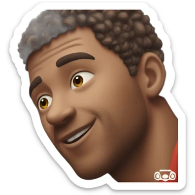 a photo of a correndo de um homem aranha soltando teia sticker