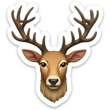 Crowned Stag sticker