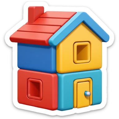 Toy Block HomeS sticker